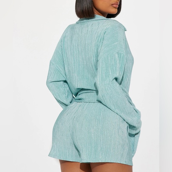 Plisse Short Set - Picture 3 of 4